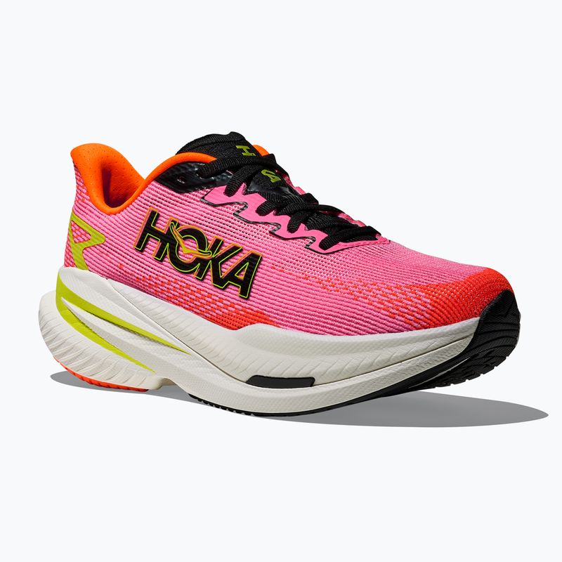 Damen-Laufschuhe Hoka Mach X 3 neon rose/neon tangerine