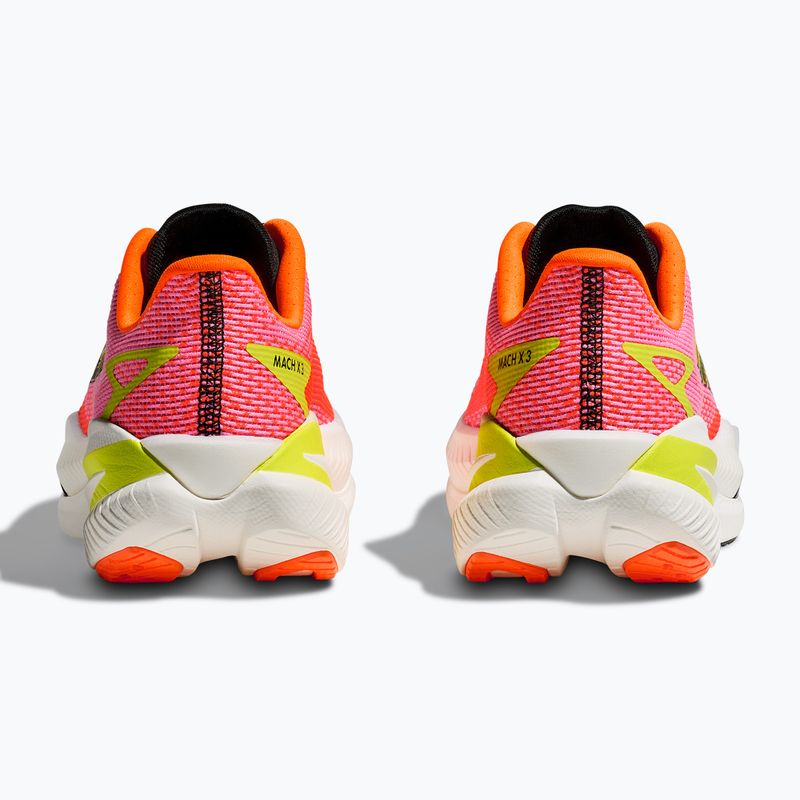 Damen-Laufschuhe Hoka Mach X 3 neon rose/neon tangerine 6