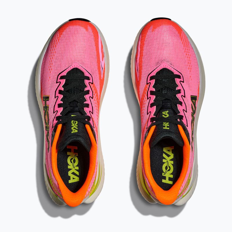 Damen-Laufschuhe Hoka Mach X 3 neon rose/neon tangerine 8