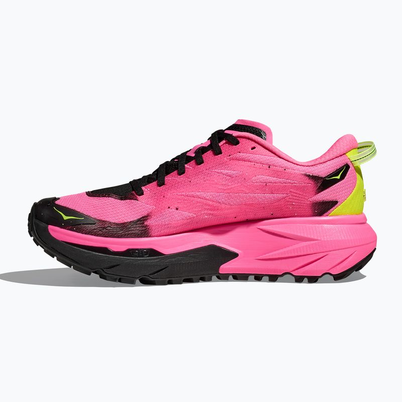HOKA Mafate 5 Herren Laufschuhe neon rose/schwarz 3