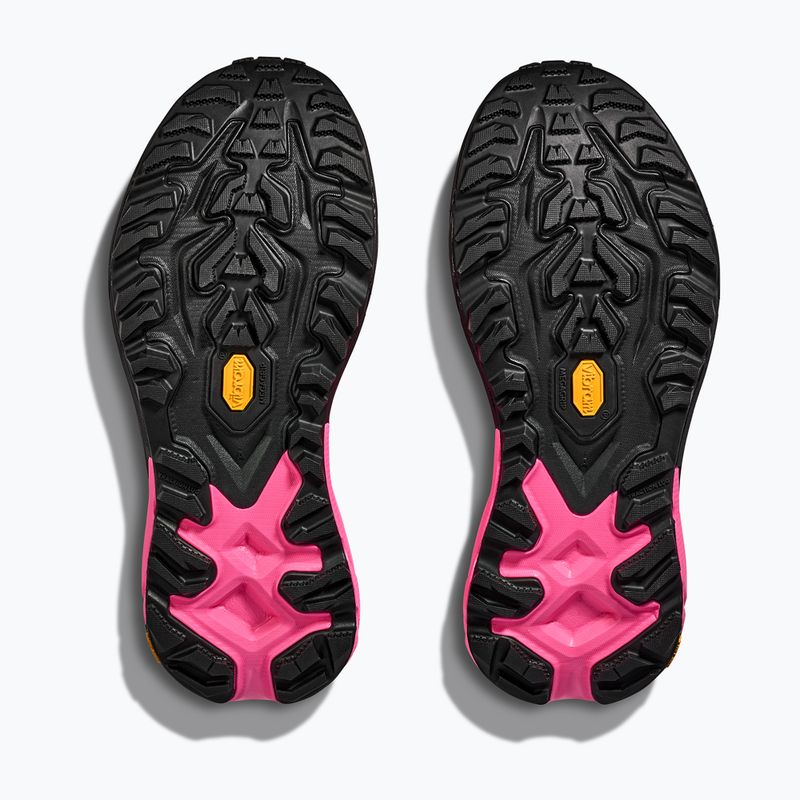 HOKA Mafate 5 Herren Laufschuhe neon rose/schwarz 7