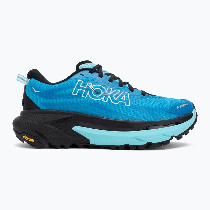 HOKA Mafate 5 Herren Laufschuhe skyward blue/schwarz 2