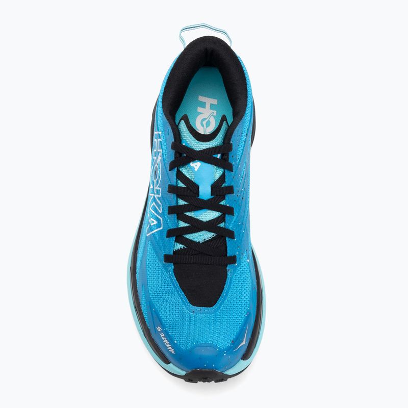 HOKA Mafate 5 Herren Laufschuhe skyward blue/schwarz 5