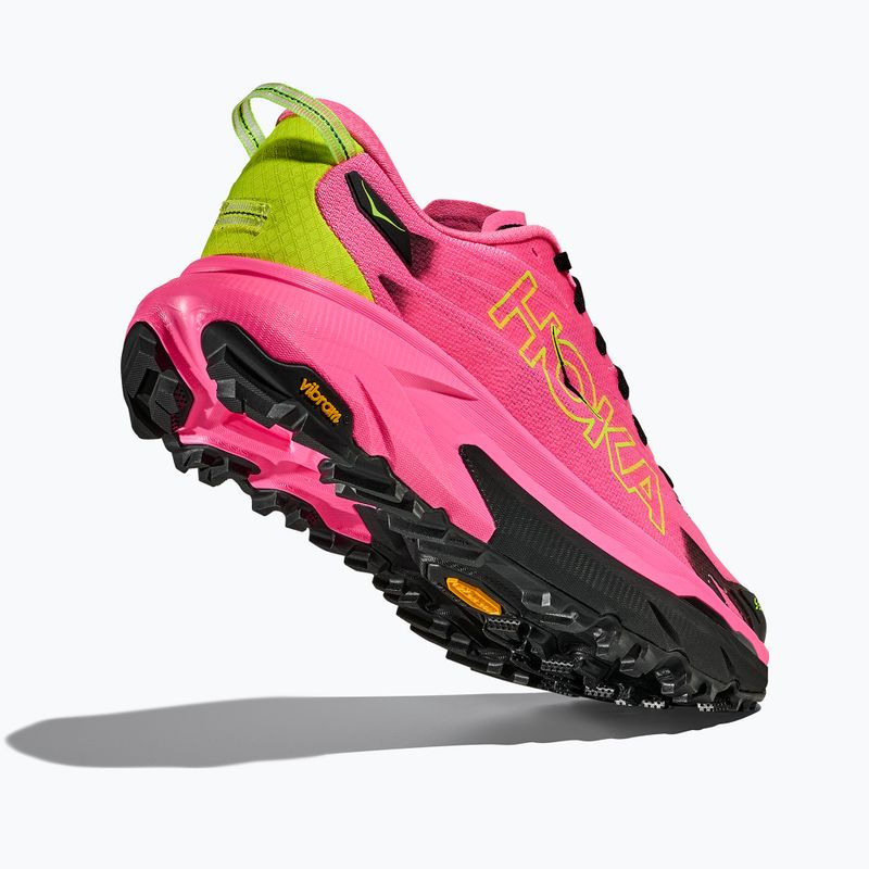 Damen-Laufschuhe HOKA Matafe 5 neon rose/schwarz 5
