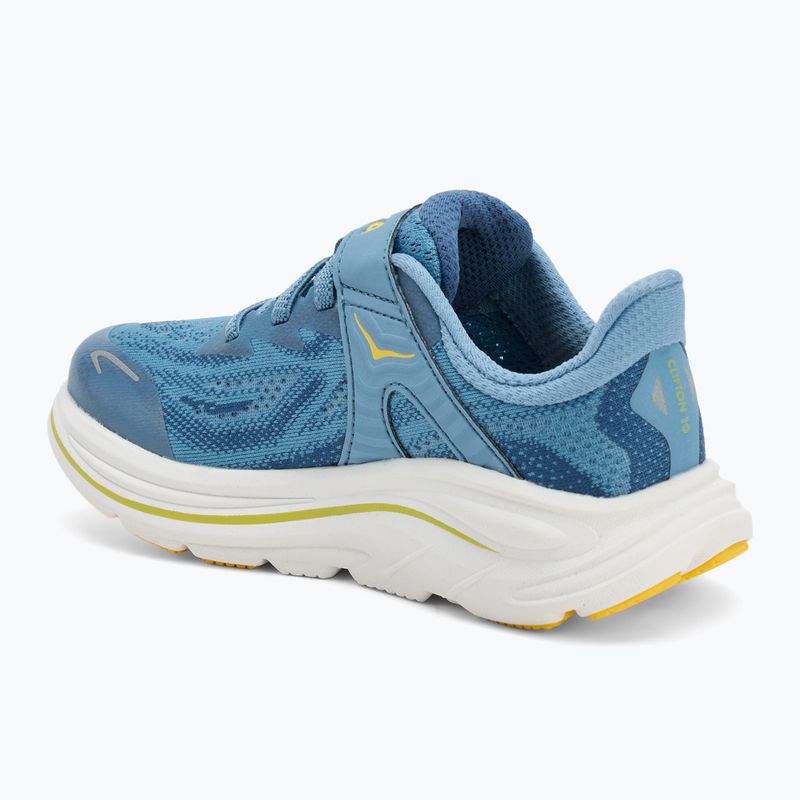 Kinder-Laufschuhe HOKA Clifton 10 alpine blue/foggy night 3