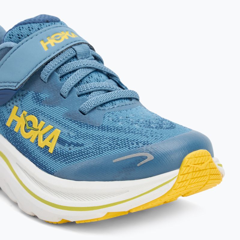 Kinder-Laufschuhe HOKA Clifton 10 alpine blue/foggy night 7