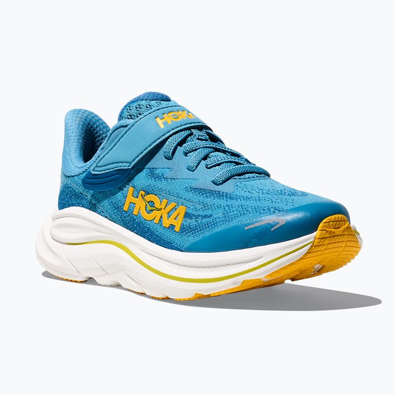 Kinder-Laufschuhe HOKA Clifton 10 alpine blue/foggy night 8