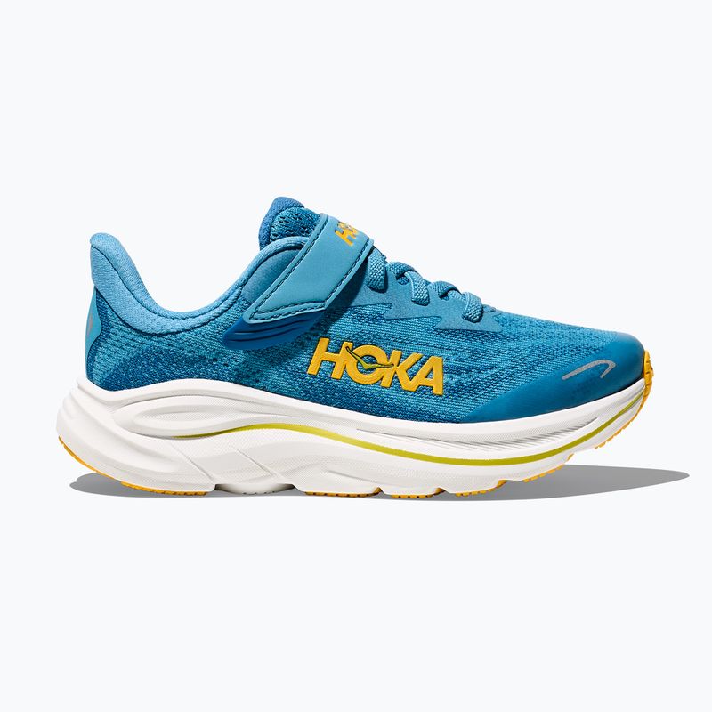 Kinder-Laufschuhe HOKA Clifton 10 alpine blue/foggy night 9