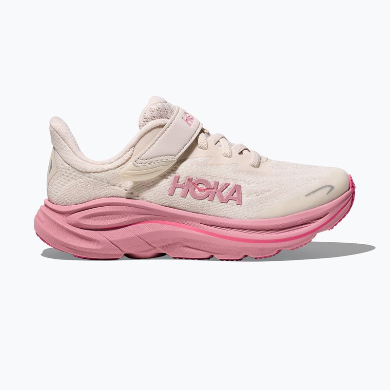 HOKA Clifton 10 rose cream/dried rose Kinder Laufschuhe 9