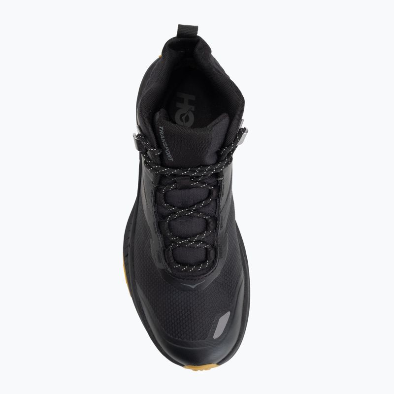 HOKA Herren Trekking-Schuhe Transport Hike GTX schwarz/schwarz 5
