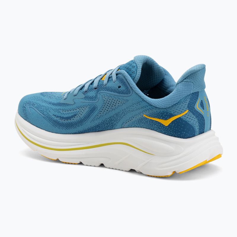HOKA Clifton 10 Wide Herren Laufschuhe alpine blue/foggy night 3