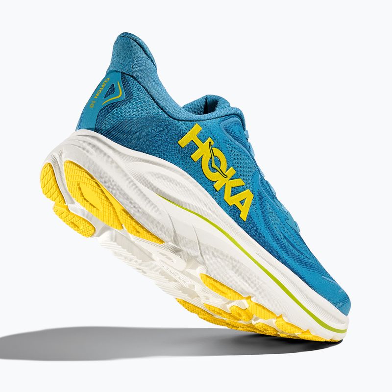 HOKA Clifton 10 Wide Herren Laufschuhe alpine blue/foggy night 5