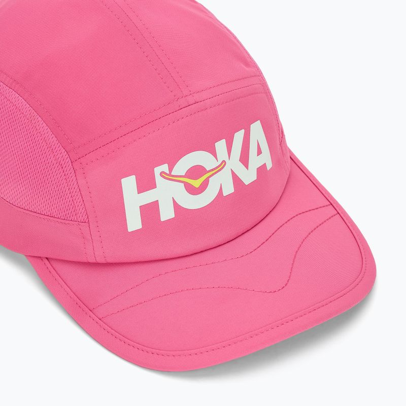 HOKA Run Cap electric rose 3