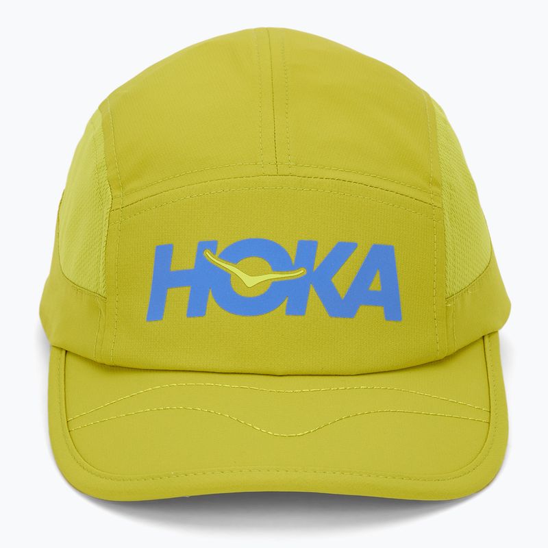 HOKA Run Schirmmütze Erbsengrün 2