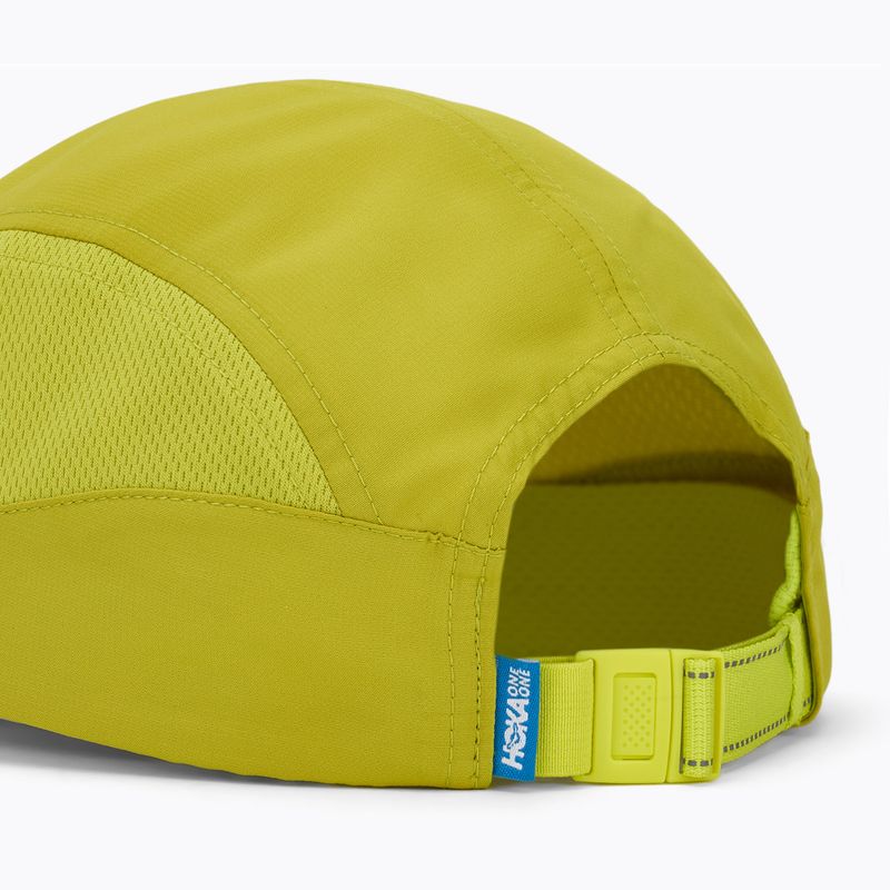 HOKA Run Schirmmütze Erbsengrün 4