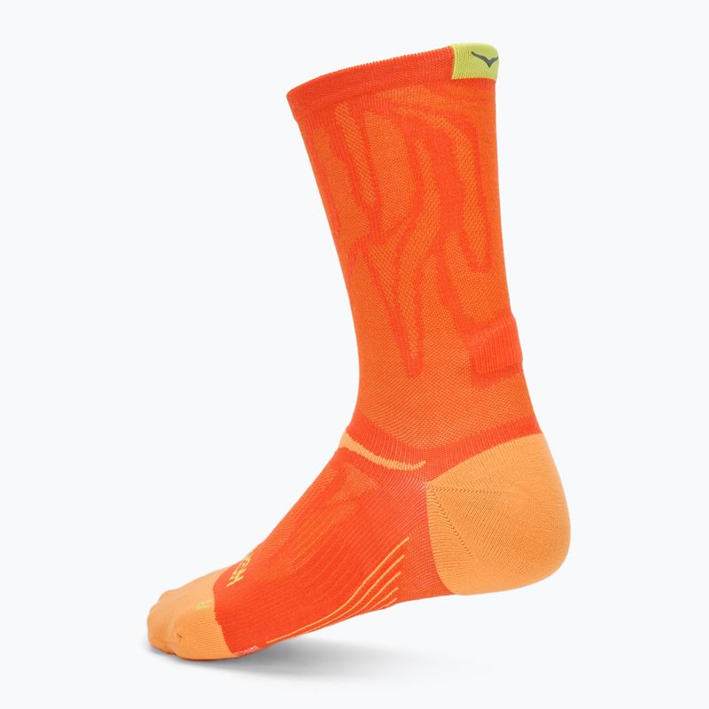 HOKA Clifton Crew Run Socken lava 2