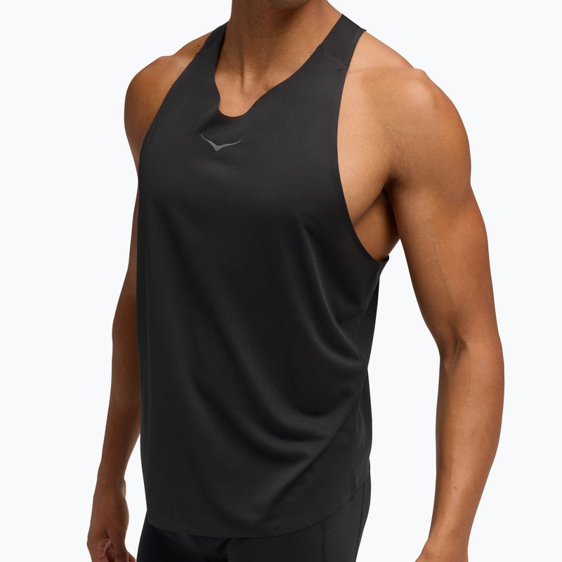HOKA Race Singlet Herren Laufshirt hoka schwarz 4