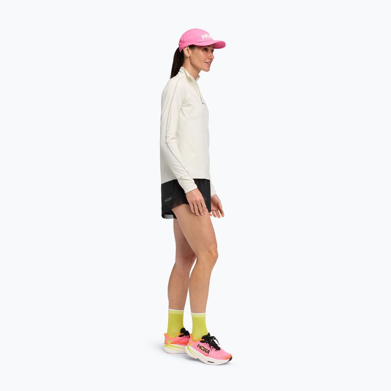 Damen-Laufpullover HOKA GlideTech Quarter Zip ruffle salt 2