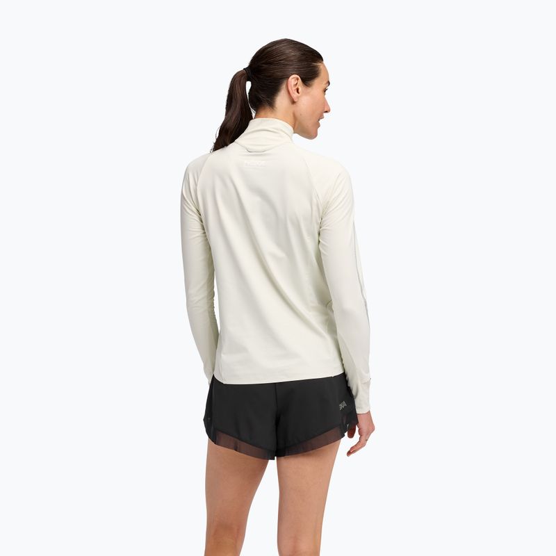 Damen-Laufpullover HOKA GlideTech Quarter Zip ruffle salt 3