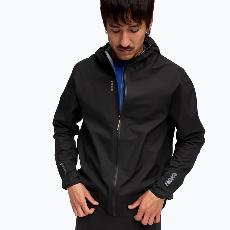 HOKA Skybreeze Waterproof GTX Herren Laufjacke schwarz 4
