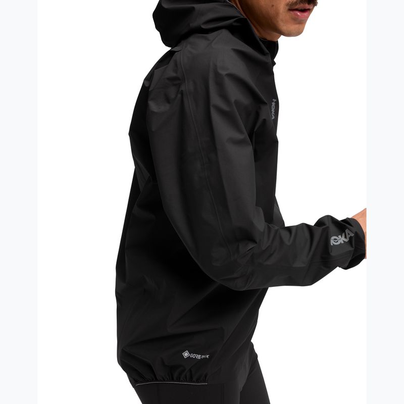 HOKA Skybreeze Waterproof GTX Herren Laufjacke schwarz 5