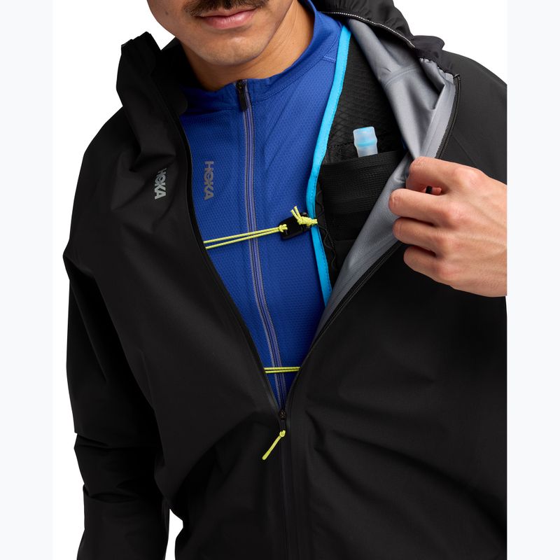 HOKA Skybreeze Waterproof GTX Herren Laufjacke schwarz 6