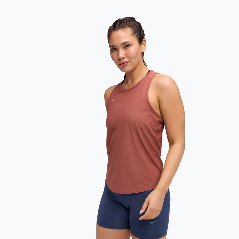 Laufshirt Damen HOKA Airolite Tank 2.0 rouge 4