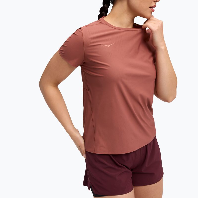 Laufshirt Damen HOKA Airolite 2.0 rouge 4