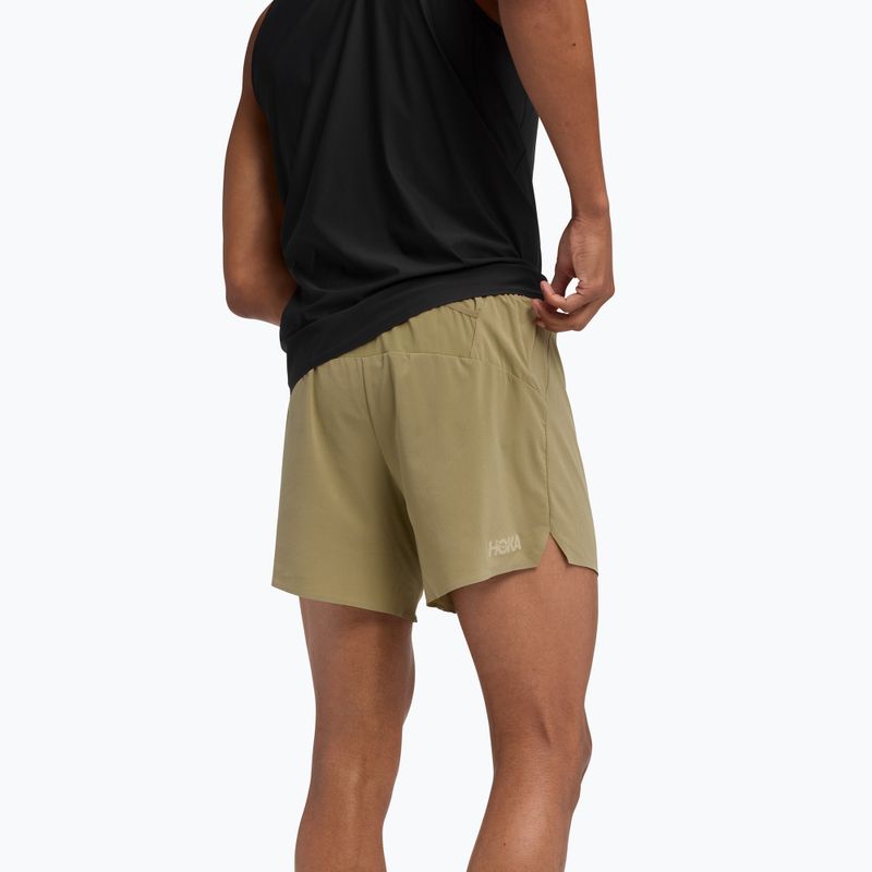 Laufshorts Herren HOKA Glide 5" wild mushroom 3