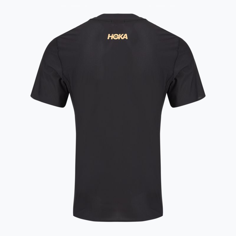 HOKA Airolite 2.0 Herren Laufshirt schwarz/gold 2