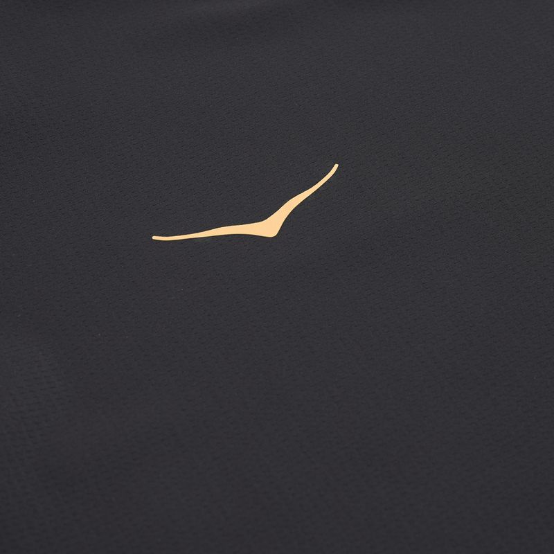 Damen-Laufshirt HOKA Airolite 2.0 schwarz/gold 7