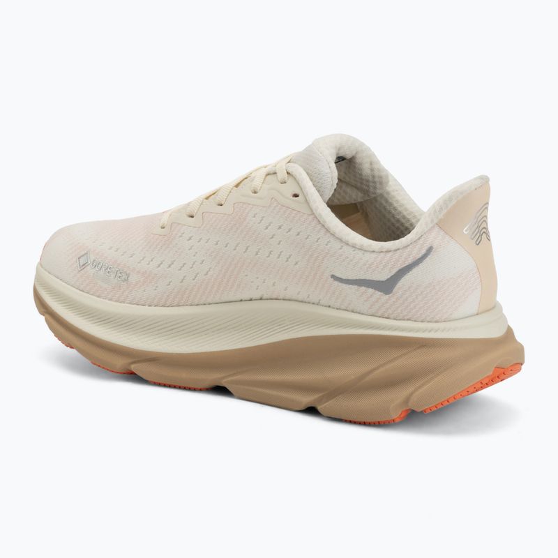 Damen Laufschuhe HOKA Clifton 9 GTX eggshell/khaki 3