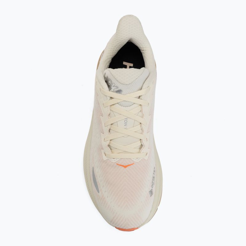 Damen Laufschuhe HOKA Clifton 9 GTX eggshell/khaki 5