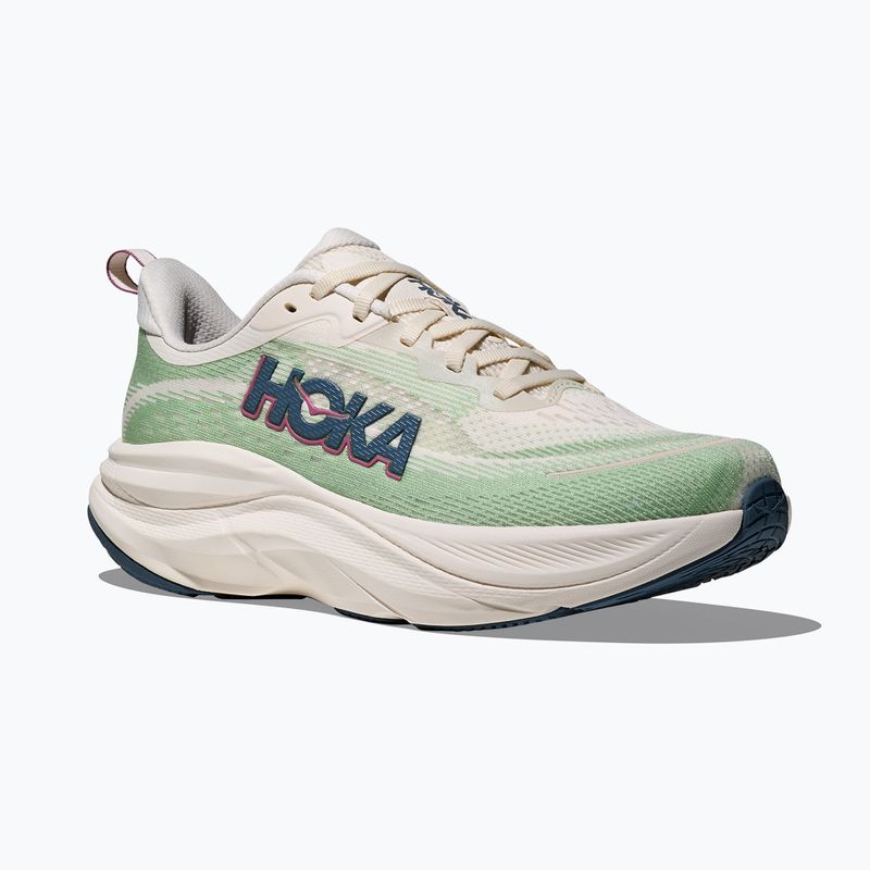Damen-Laufschuhe HOKA Skyflow alabaster/vintage green 8