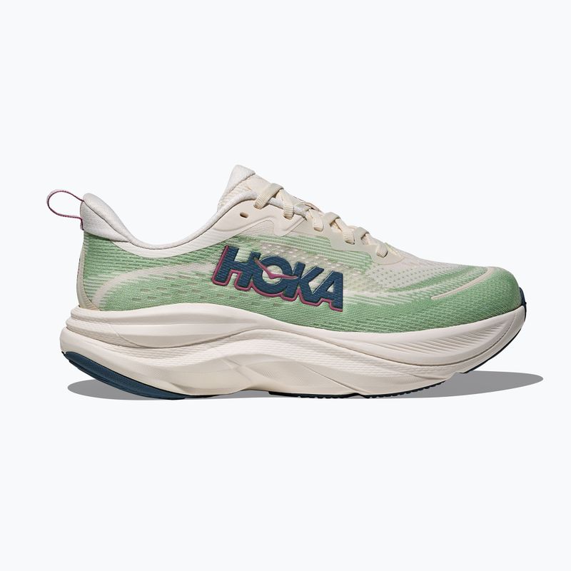 Damen-Laufschuhe HOKA Skyflow alabaster/vintage green 10