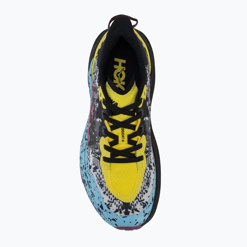 Kinder Laufschuhe HOKA Speedgoat 6 electric lemon/black 5