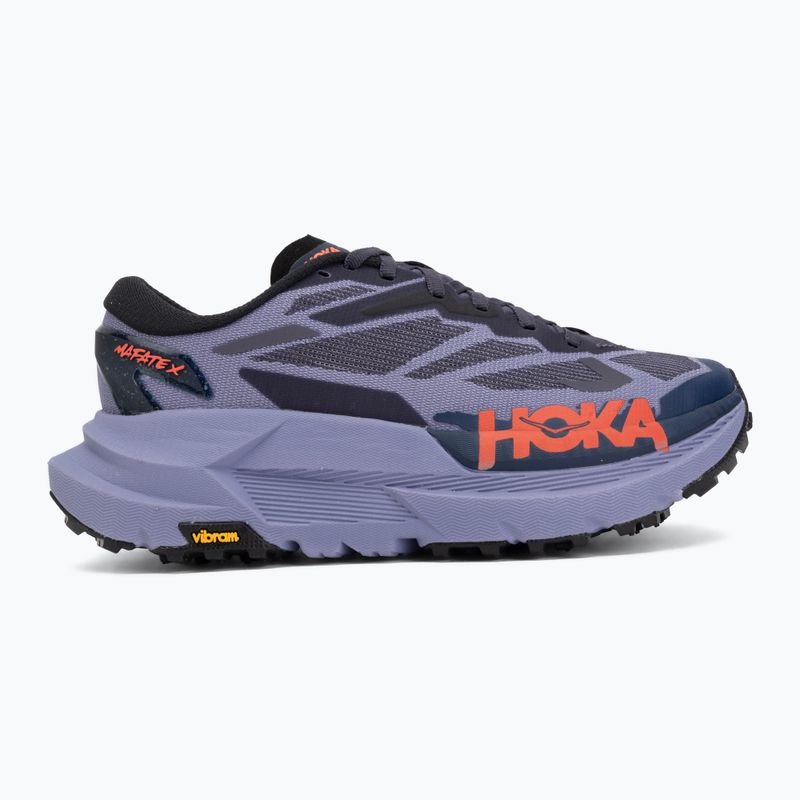 Damen-Laufschuhe HOKA Mafate X berry jam/squid ink 2