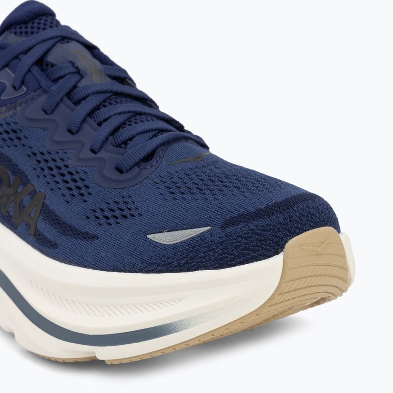Herren-Laufschuhe HOKA Bondi 9 midnight blue/varsity navy 7
