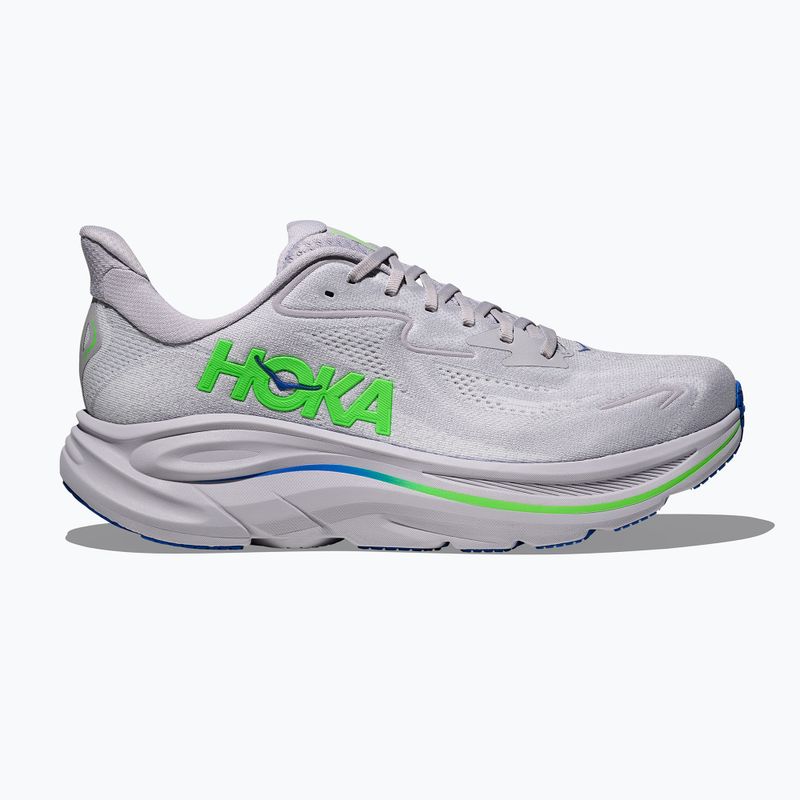 Herren Laufschuhe HOKA Clifton 10 ash grey/neon green 3