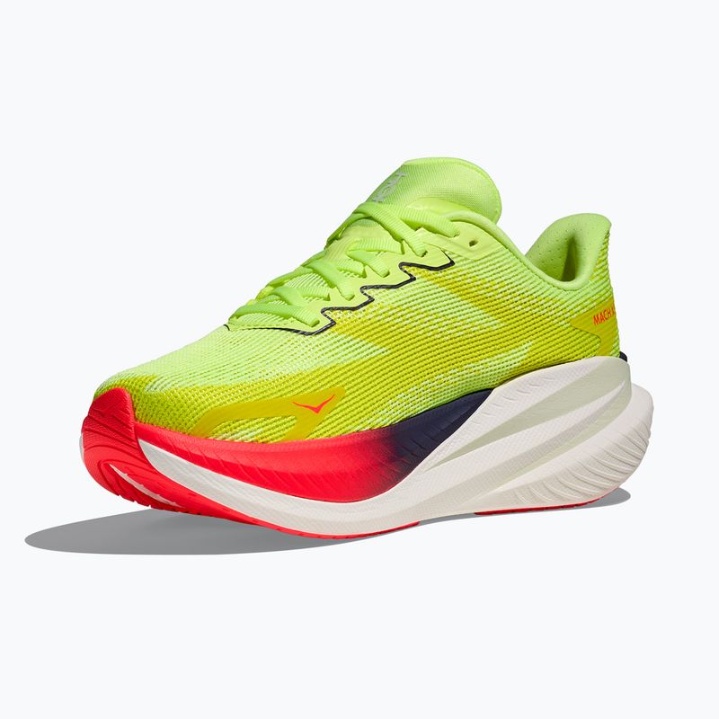 Damen Laufschuhe Hoka Mach X 3 Nneon yuzu/squid ink 2