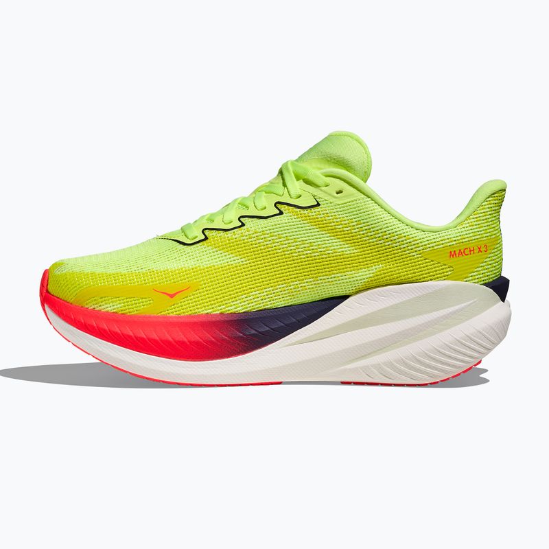 Damen Laufschuhe Hoka Mach X 3 Nneon yuzu/squid ink 4