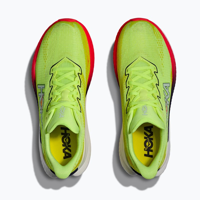 Damen Laufschuhe Hoka Mach X 3 Nneon yuzu/squid ink 7