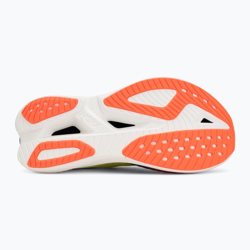 Damen Laufschuhe Hoka Mach X 3 Nneon yuzu/squid ink 4