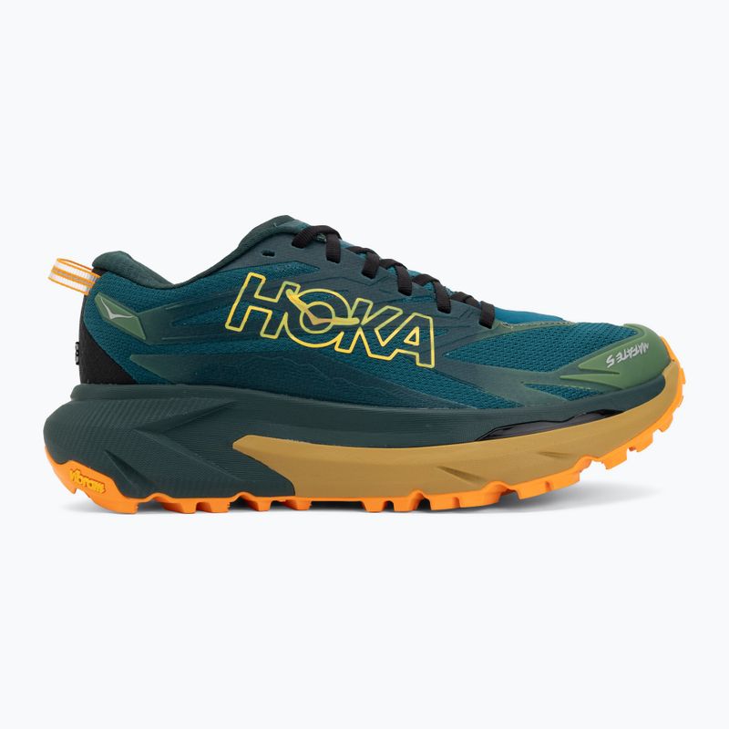 Herren-Laufschuhe HOKA Mafate 5 tidal wave/mustard seed 2