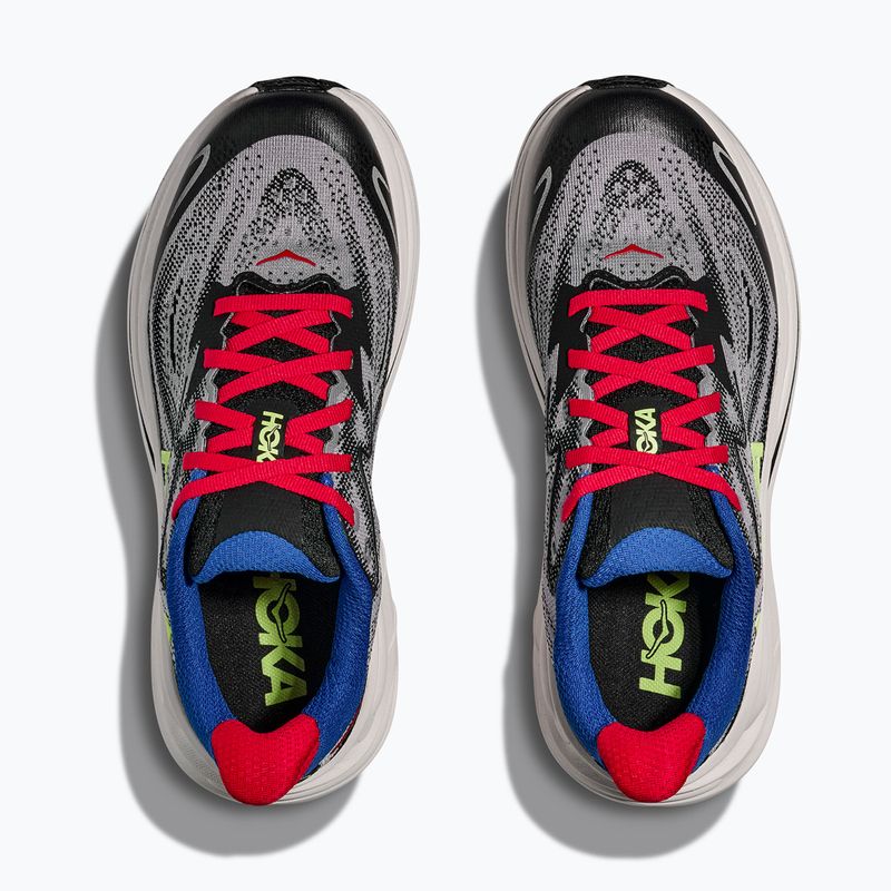 Kinder-Laufschuhe HOKA Clifton 10 foggy grey/black 8