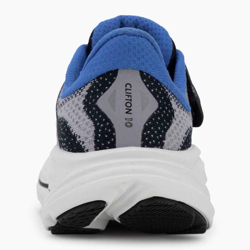 Kinder Laufschuhe HOKA Clifton 10 foggy grey/black 6