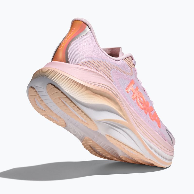 Damen Laufschuhe Hoka Skyward X 2 lilac cream/tangerine glow 5