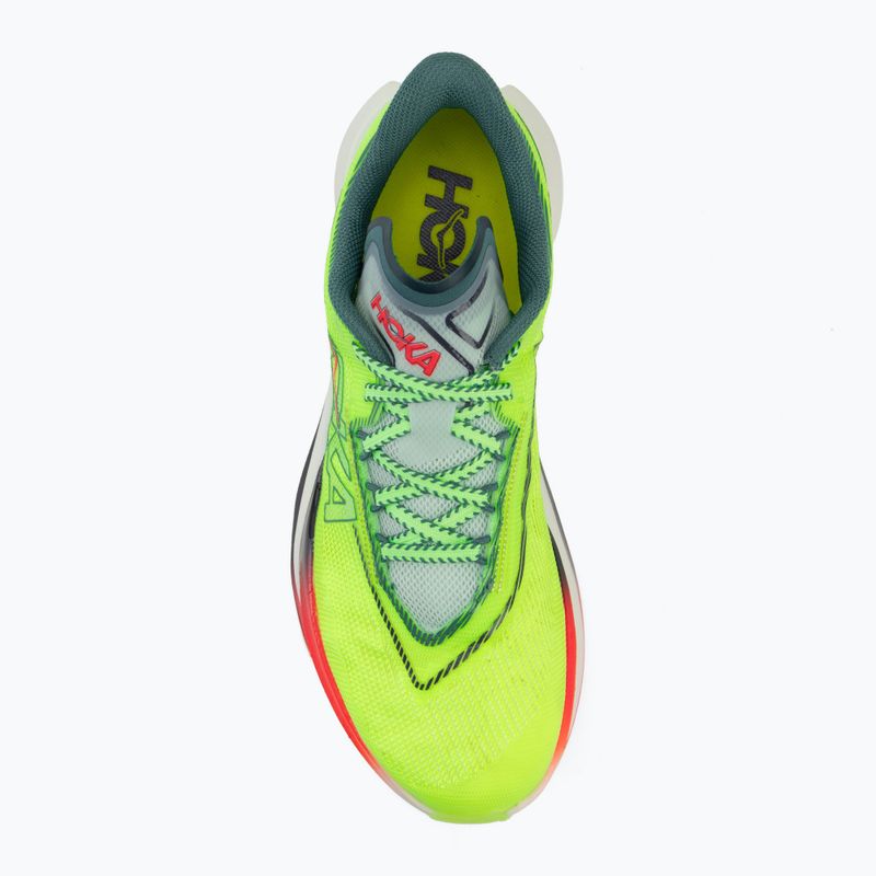 Laufschuhe HOKA Cielo X1 3.0 neon yuzu/thyme 5