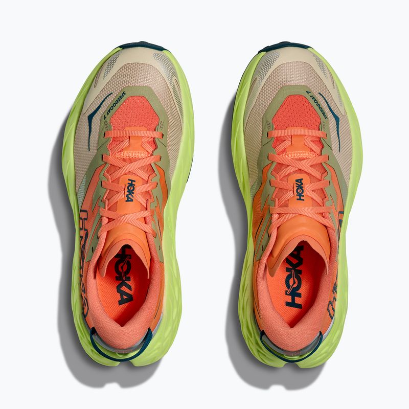 Damen Laufschuhe HOKA Speedgoat 7 persimmon/neon yuzu 7