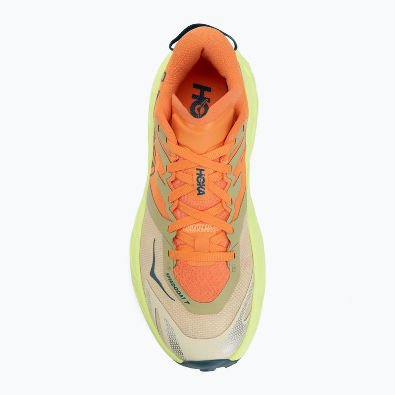 Damen Laufschuhe HOKA Speedgoat 7 persimmon/neon yuzu 5